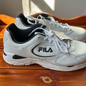 Men’s Fila tennis shoes.
